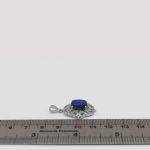 گردنبند لاجورد نقره زنانه طرح آوید - Image 3