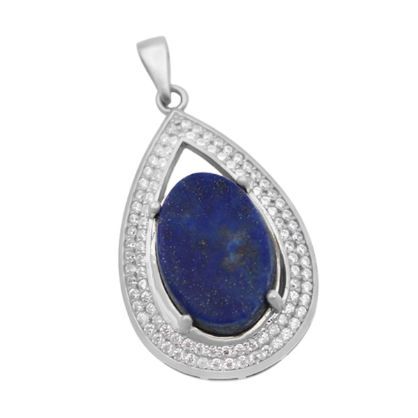 delara-lazuli-afra-necklace-2 (19-3-031) (2) گردنبند لاجورد زنانه نقره