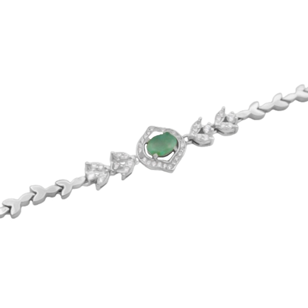 emerald-elize-bracelet (6-4-035) (3) زیباترین دستبند زمرد ارزان