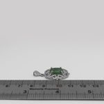 گردنبند زمرد زامبیا الماس تراش نقره زنانه طرح یارا - Image 2