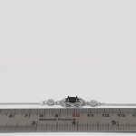 دستبند گارنت الماس تراش نقره زنانه طرح آریامن - Image 3