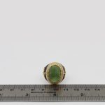 انگشتر یشم نقره مردانه طرح کاوه - Image 5