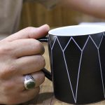 انگشتر یشم نقره مردانه طرح سام - Image 5