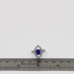 انگشتر لاجورد نقره زنانه طرح ونوس - Image 3