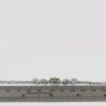 دستبند زبرجد الماس تراش نقره زنانه طرح نازگل - Image 4