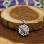 گردنبند شجر زنانه نقره طرح پرل - Image 3