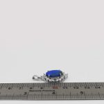 گردنبند لاجورد نقره زنانه طرح رها - Image 4