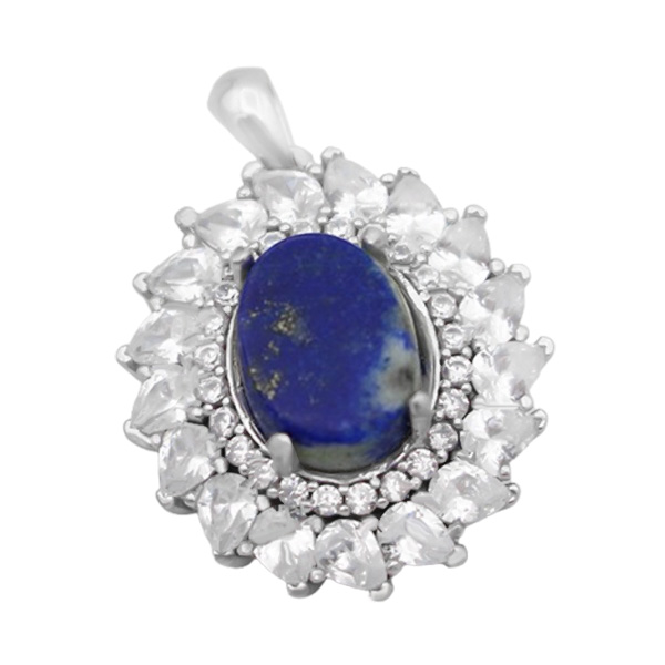 termeh-lazuli-afra-necklace (19-3-032) (4) انواع گردنبند لاجورد دخترانه فانتزی