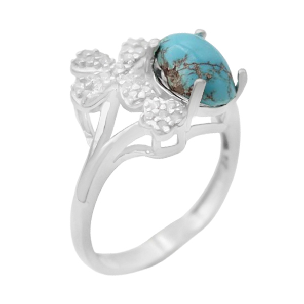 turquoise-avin-woman-ring (2-1-589) (2) مدل انگشتر فیروزه دخترانه شیک