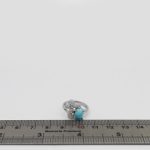 انگشتر فیروزه نیشابوری نقره زنانه طرح آوین - Image 3